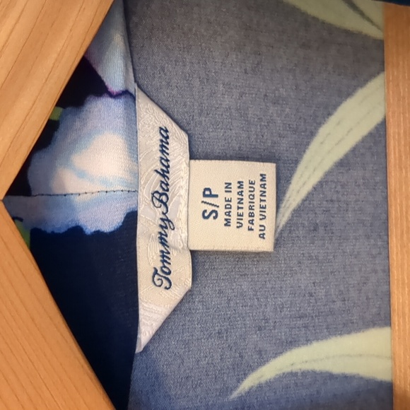 Womens S Tommy Bahama Tropical Dark Floral Cowl Neck Sleeveless Dress Small Palm - Picture 3 of 16